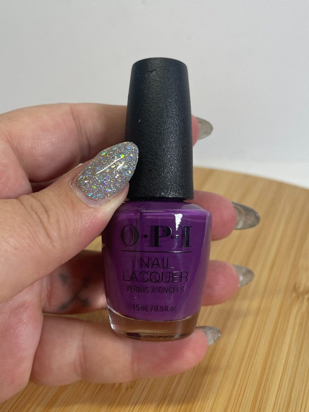 OPI Nail Lacquer Polish NL LA11 Violet Visionary Purple 15 mL 0.5 fl oz